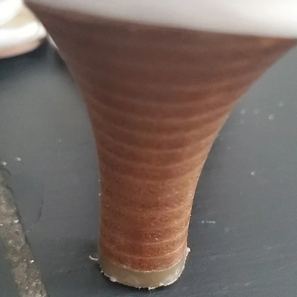 Figaro Club Ivory Floral Mid-Heel Slide Sandals With Heels Sz 5.5 Feminine Cute - Picture 8 of 11